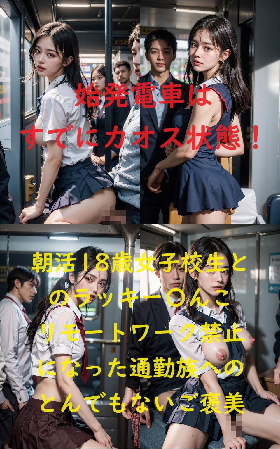 サンプル画像4:女子校生のセックス事情 【朝活お〇んこトレイン編】(FAI文庫) [d_302420]