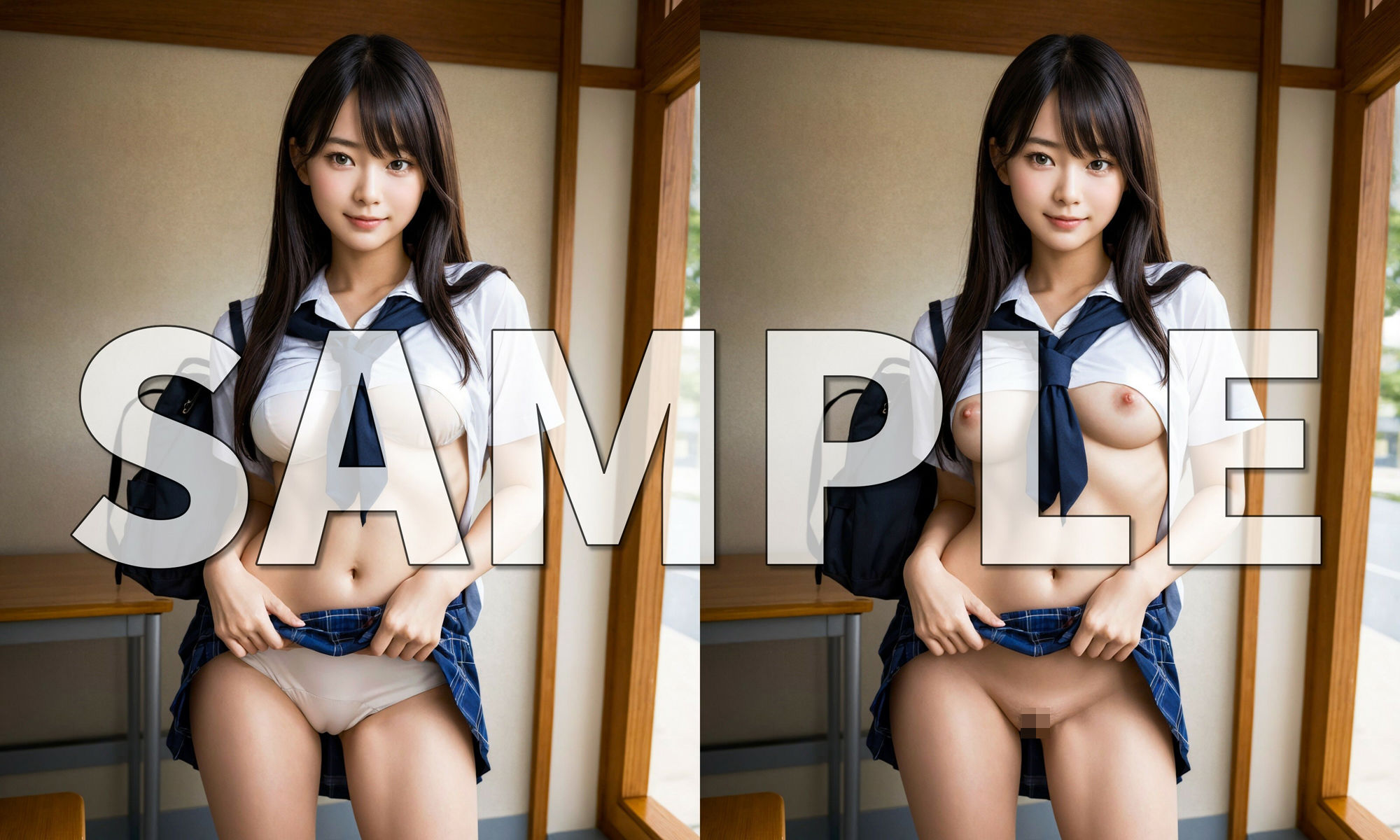 サンプル画像2:頼み込んだらおまんこを見せてくれる女子校生(Istelzs) [d_302456]