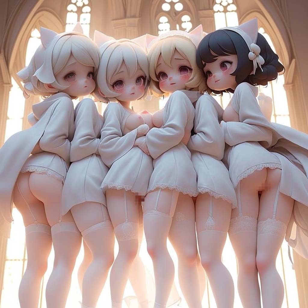 サンプル画像4:スケスケ薄白パンツ メゾピアノ(pp：p) [d_302458]