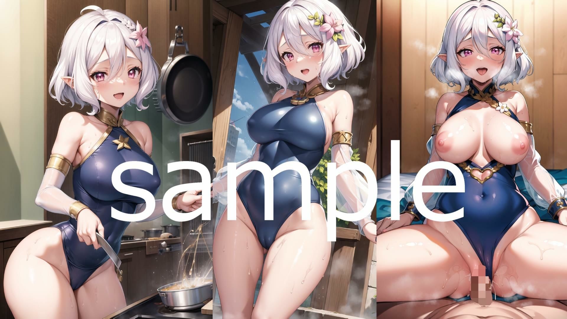 サンプル画像2:プリンセスコ〇クト コ〇コロ エロイラスト集【爆乳】(AIアニメ美女ファクトリー) [d_302464]