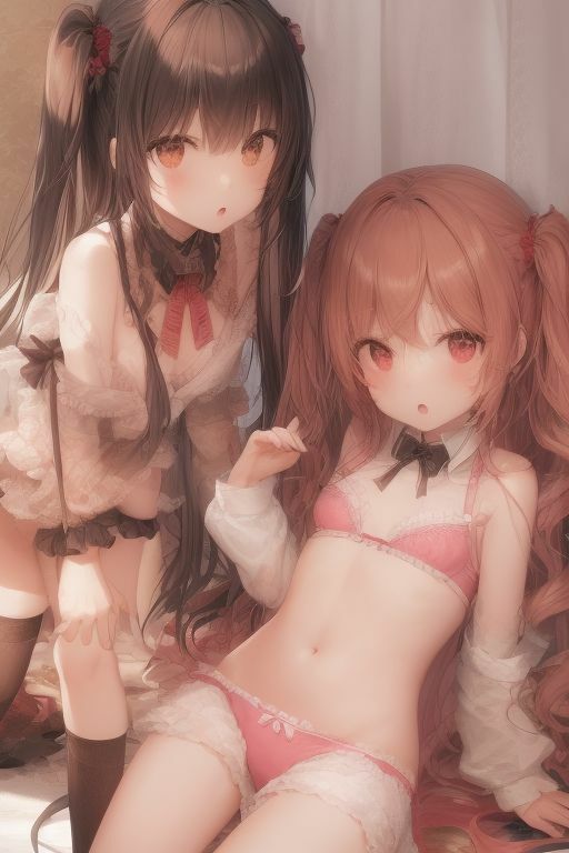 サンプル画像3:少女二人(ゆにゆー) [d_302558]