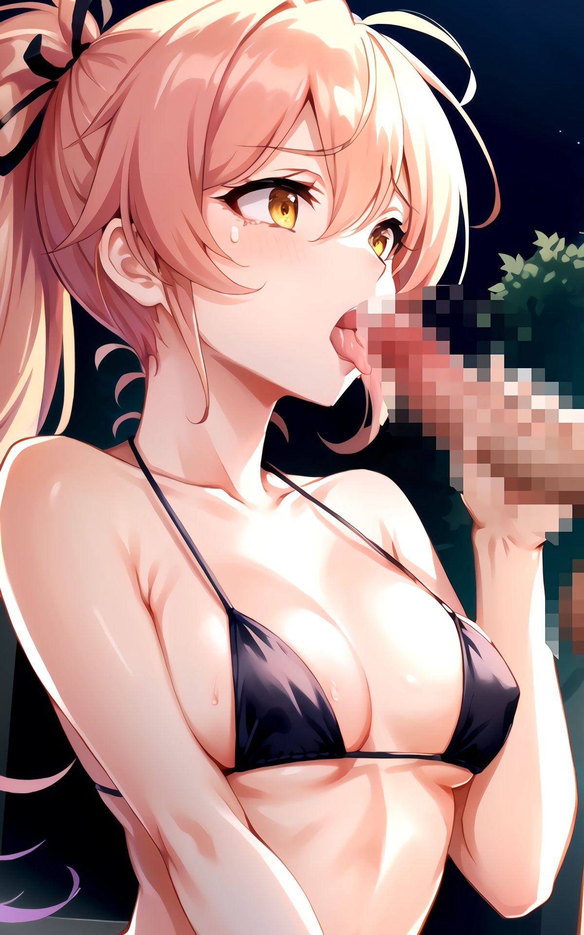 サンプル画像4:ナイトプールに遊びに来たアイドル即バレして陽キャに犯●れる(aiルペルカリア) [d_302583]