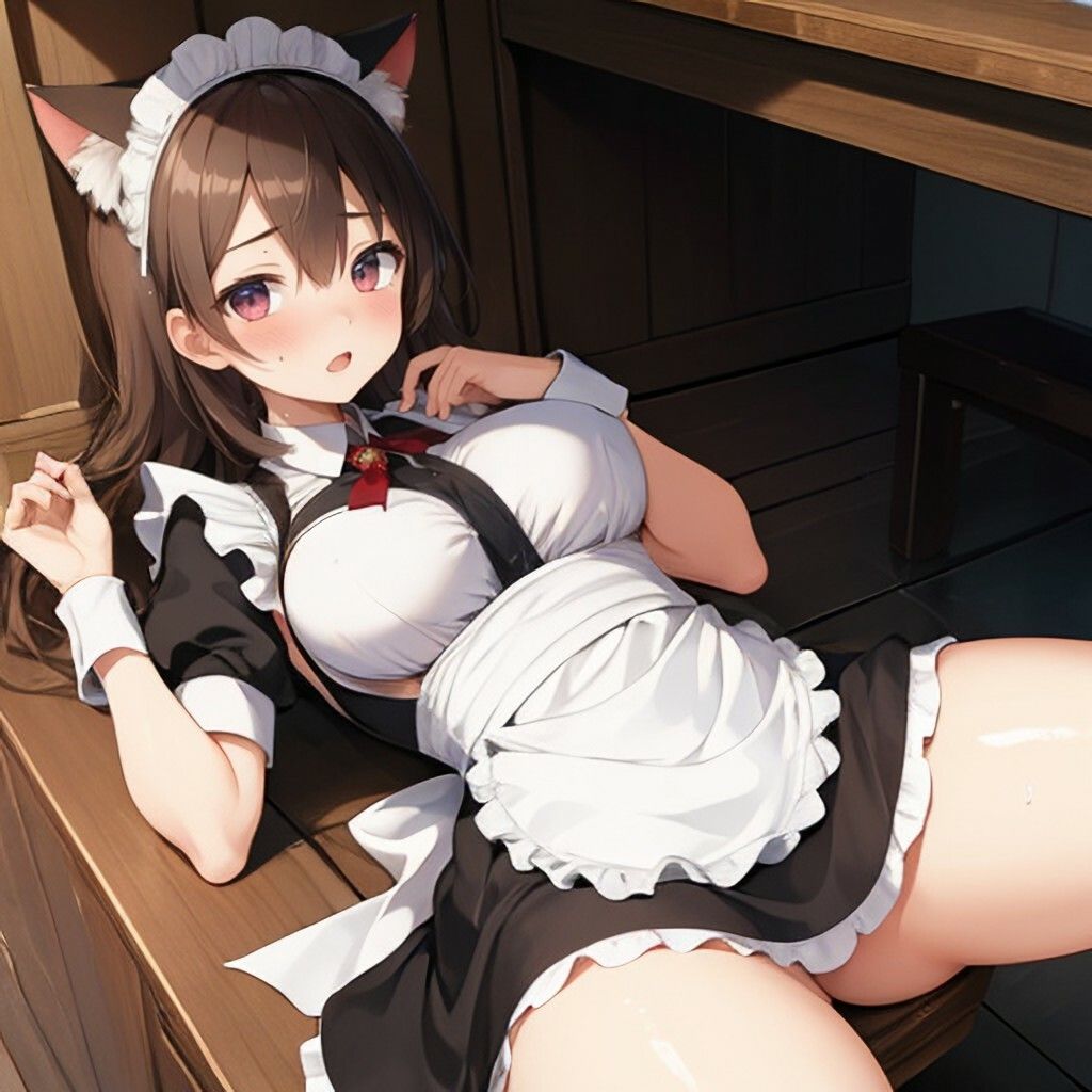 サンプル画像1:ねこみみ風メイドさん(ほげふが) [d_302630]