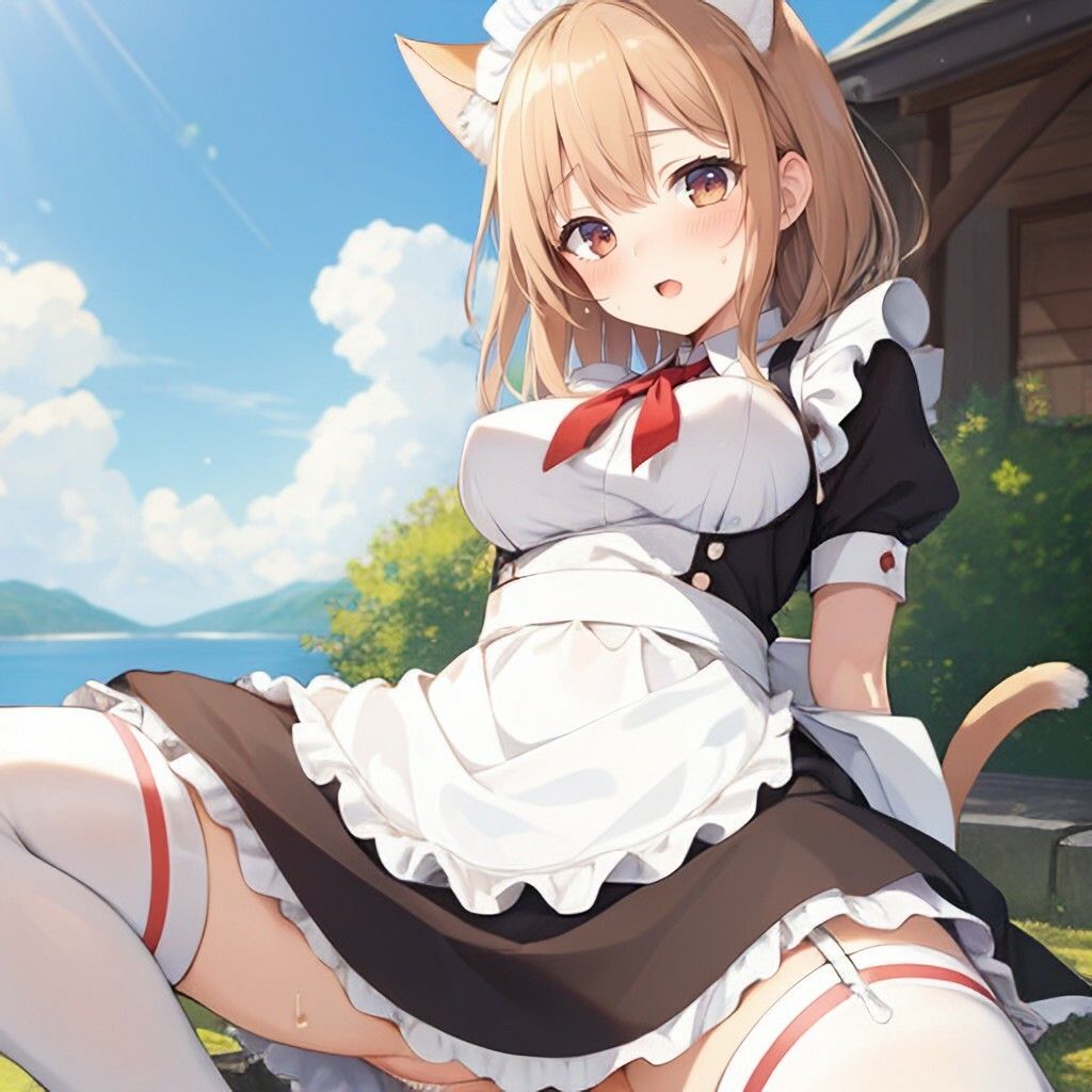 サンプル画像2:ねこみみ風メイドさん(ほげふが) [d_302630]