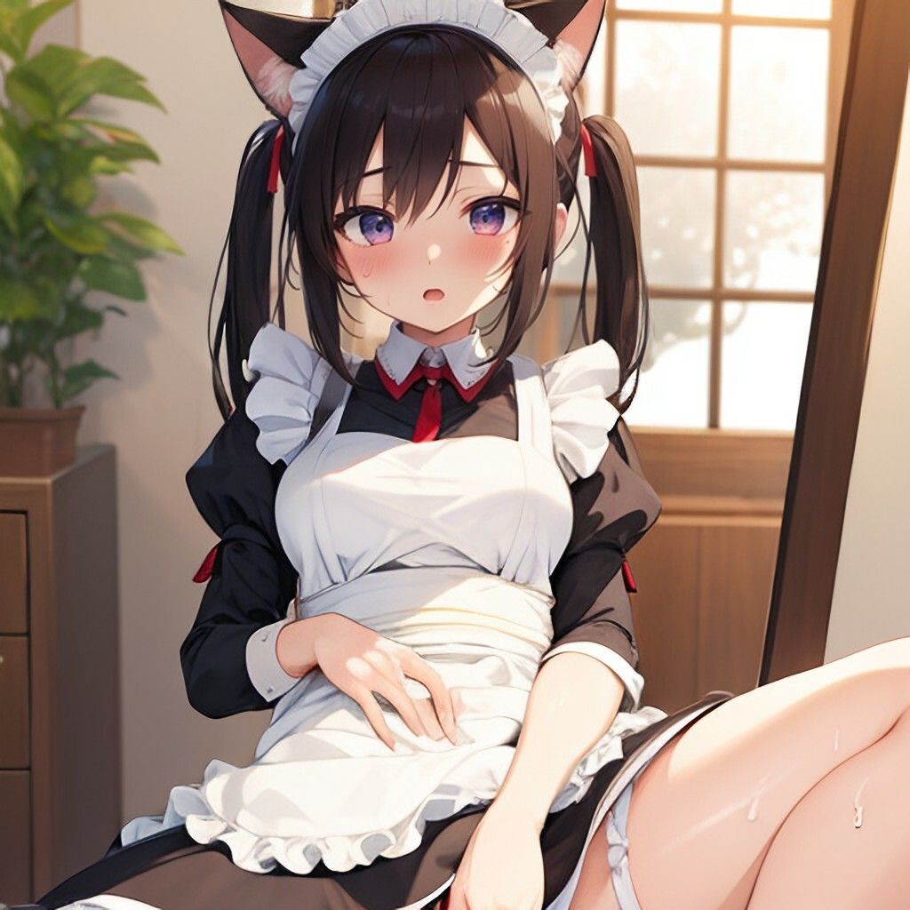 サンプル画像5:ねこみみ風メイドさん(ほげふが) [d_302630]