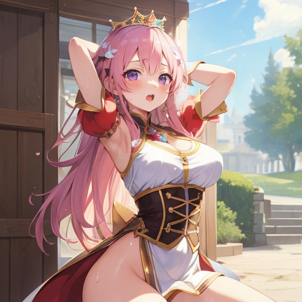 サンプル画像3:ファンタジー風プリンセスさん(ほげふが) [d_302631]