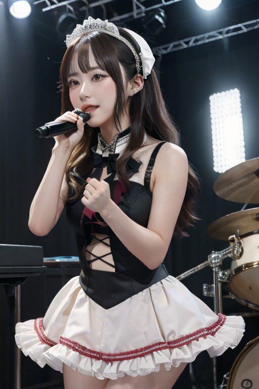 サンプル画像1:アイドルのハメハメ券(夢見るAI堂) [d_302641]