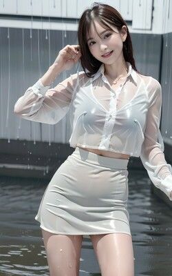 サンプル画像3:濡れてブラが透けてますよ vol002(カマキリン) [d_302705]