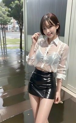 サンプル画像4:濡れてブラが透けてますよ vol002(カマキリン) [d_302705]