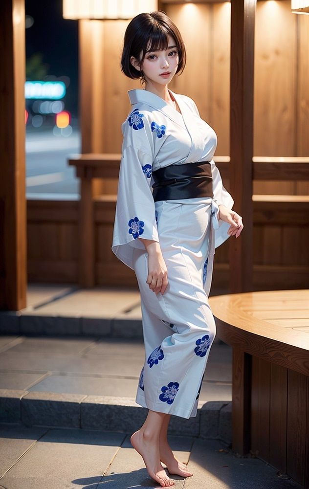 サンプル画像1:浴衣・温泉(KEI diffusion) [d_302744]