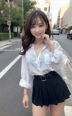 サンプル画像4:街で見つけたスケブラお姉さん vol002(カマキリン) [d_302797]