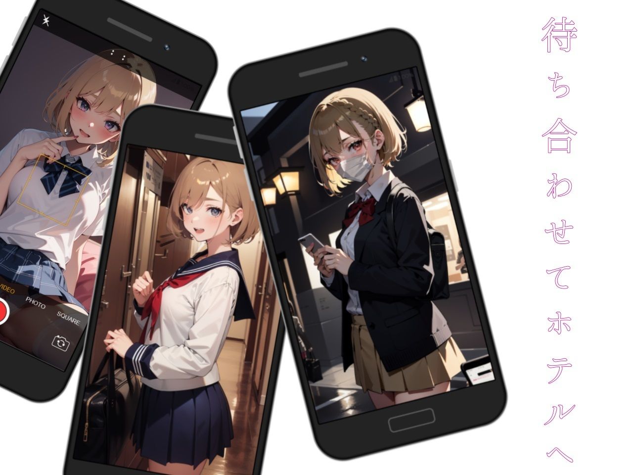 サンプル画像2:制服少女の裏バイト(ドンドコ村) [d_302810]