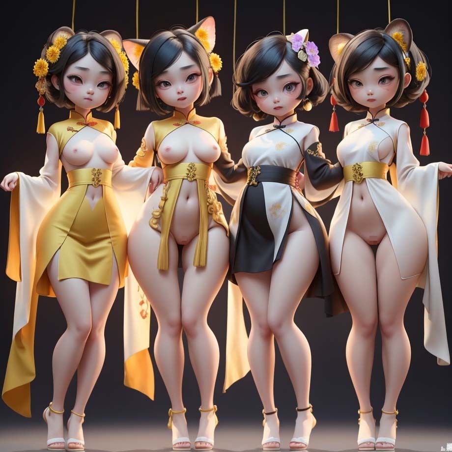 サンプル画像1:ノーパンチャイナ服2(pp：p) [d_302824]