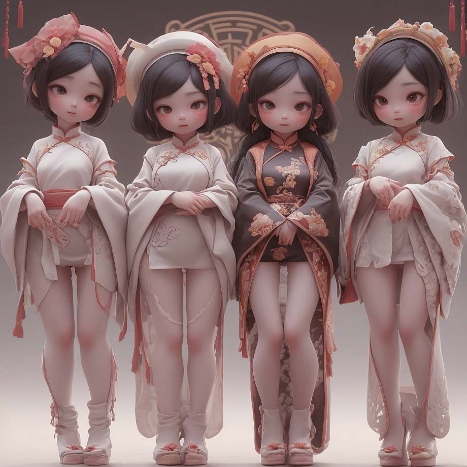 サンプル画像2:ノーパンチャイナ服2(pp：p) [d_302824]