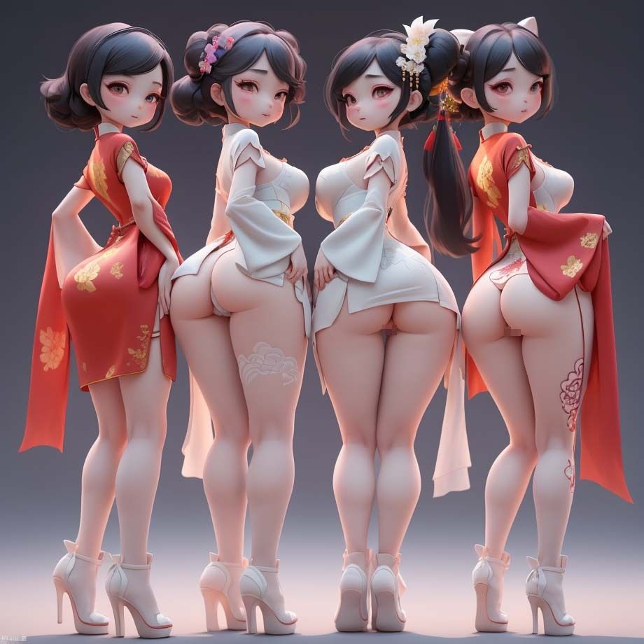 サンプル画像5:ノーパンチャイナ服2(pp：p) [d_302824]