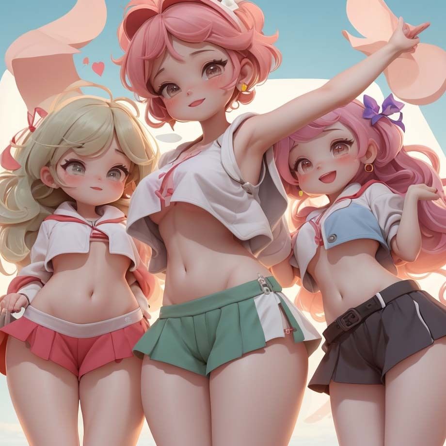 サンプル画像6:ふとももと短パンの隙間(pp：p) [d_302867]