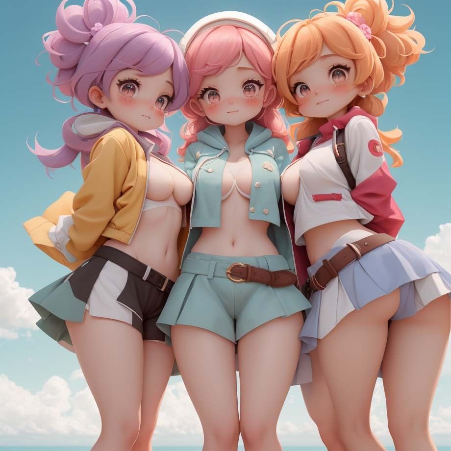 サンプル画像5:ふとももと短パンの隙間2(pp：p) [d_302870]