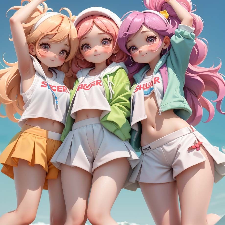 サンプル画像5:ふとももと短パンの隙間3(pp：p) [d_302872]