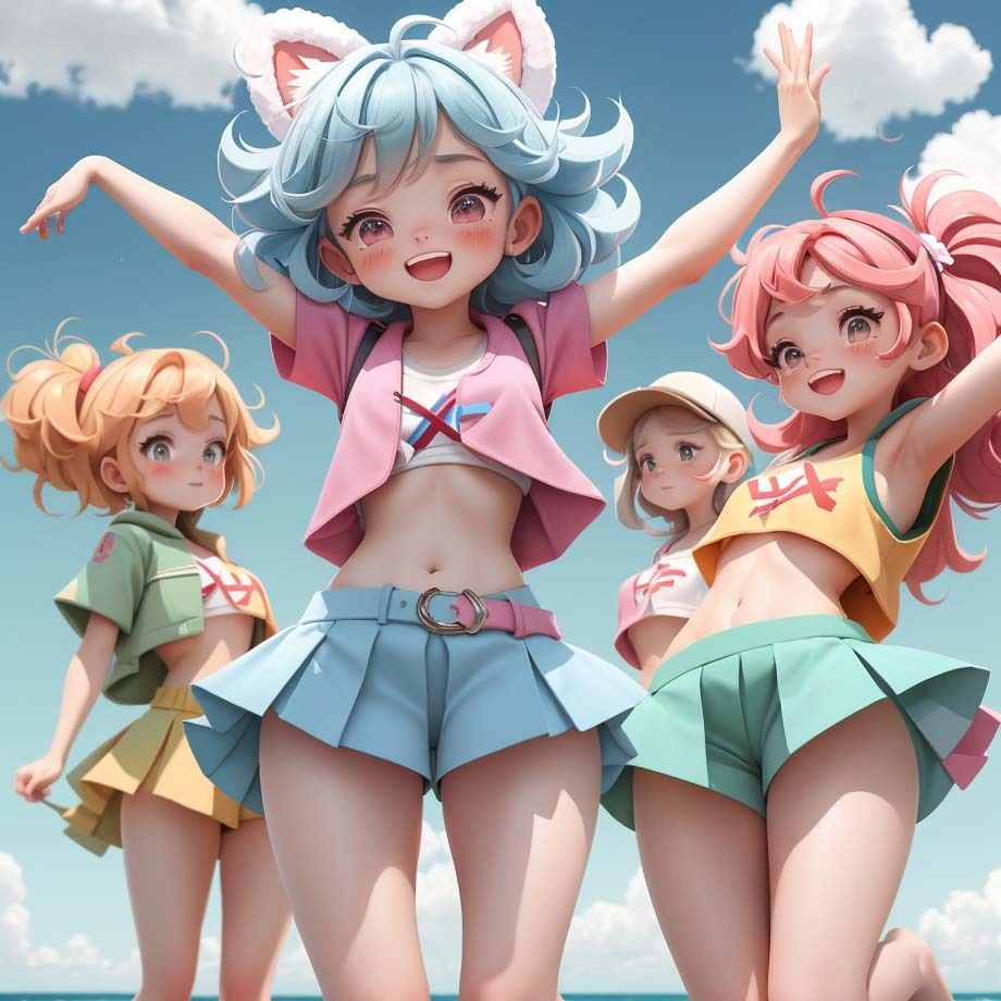 サンプル画像6:ふとももと短パンの隙間3(pp：p) [d_302872]