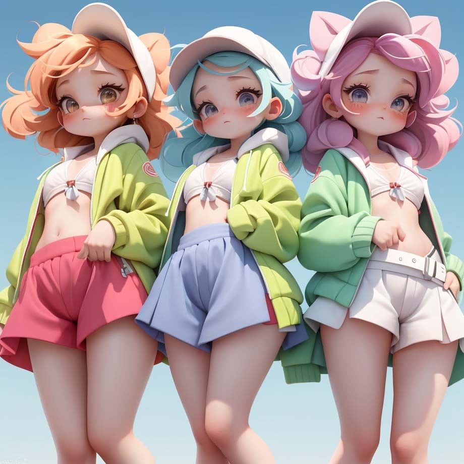 サンプル画像4:ふとももと短パンの隙間4(pp：p) [d_302874]