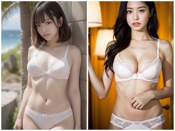 サンプル画像1:AI写真集グラビア18美人の下着姿300P:美学の未来は新時代の魅力(AIグラビアプロデューサー) [d_302918]