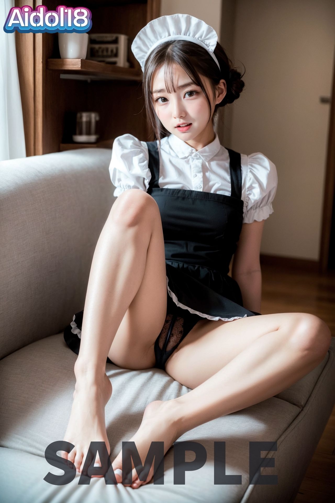 サンプル画像2:美少女メイドの極上奉仕(Aidol18) [d_302923]