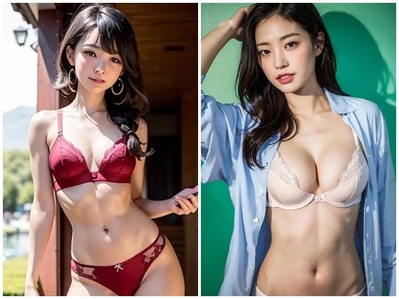 サンプル画像4:AI写真集グラビア19美女の下着姿300P:美的探究の新たなる視覚的饗宴(AIグラビアプロデューサー) [d_302924]