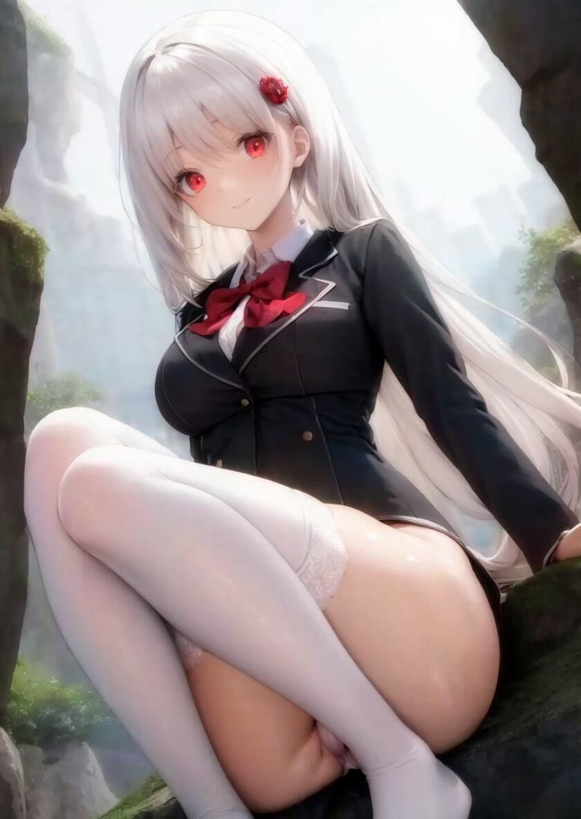 サンプル画像2:触手に好き放題犯●れる美少女JK -VOL2 白髪美女ver- 〜アヘ顔しまくってビクビクイきまくり〜(D＆Ai69；) [d_302926]