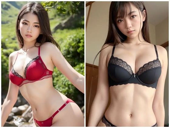 サンプル画像4:AI写真集グラビア20美人の下着姿300P美のデジタルマスターピース:極上の美女たち(AIグラビアプロデューサー) [d_302927]
