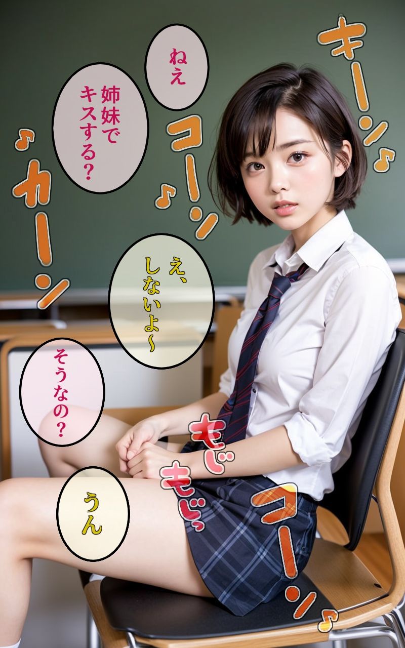 サンプル画像3:変態姉妹の初めてのレズプレイ(かぞくまんが（娘相姦）) [d_302931]