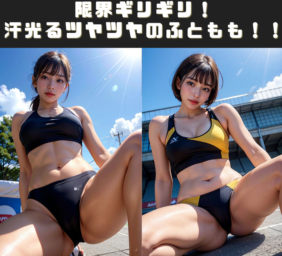 サンプル画像3:陸上部のひみつ3 南国女子校生の誘惑(山の上のオクラホマ) [d_303005]