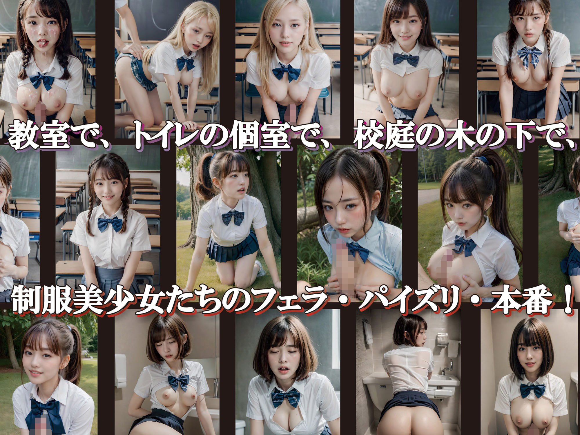 サンプル画像2:制服少女のフェラ・パイズリ・セックス！(愛すいーと) [d_303030]