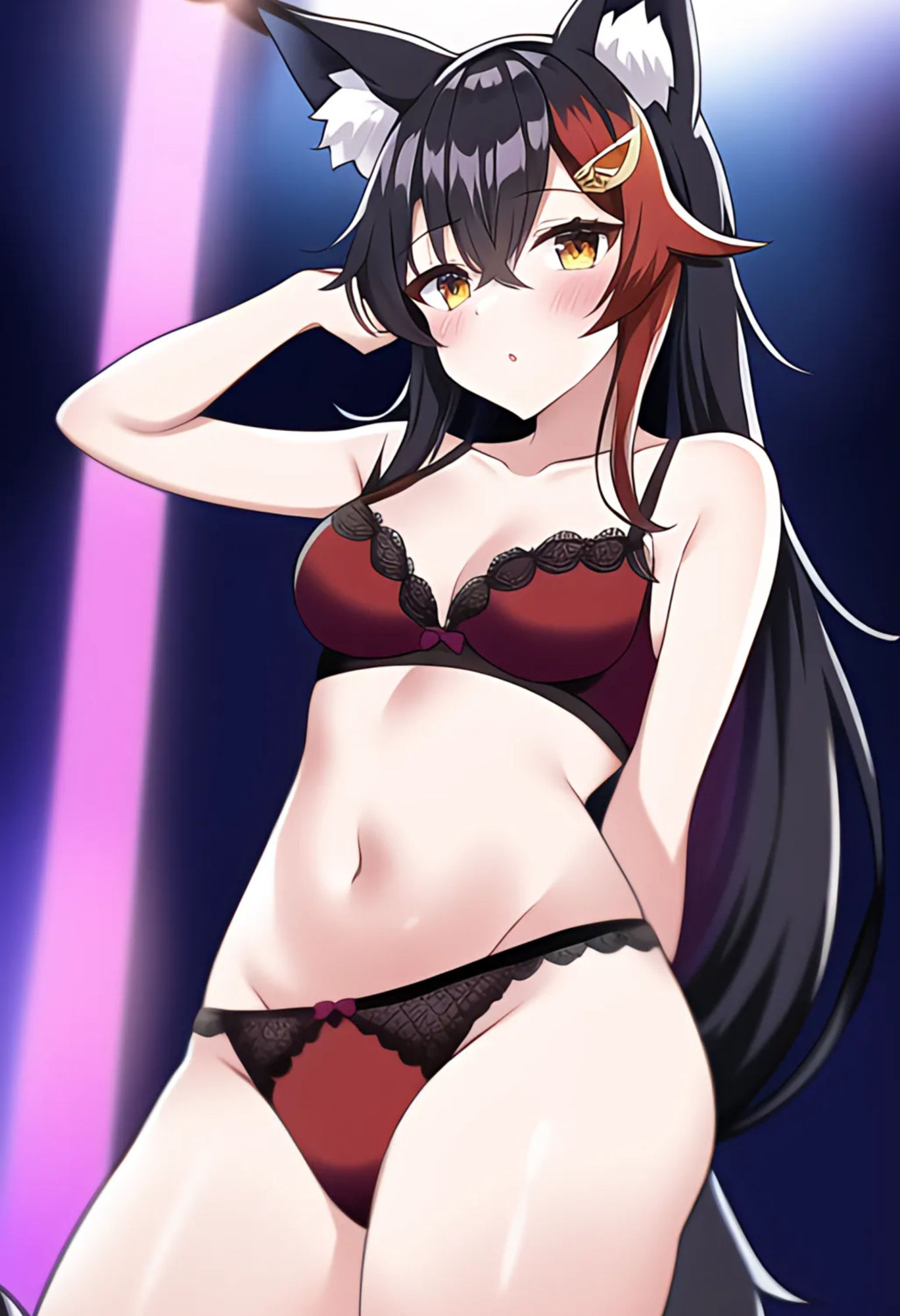 サンプル画像4:【買い切り版】バーチャル衣装故障で羞恥みおしゃ（English translation included）(しそ@SISO_r18) [d_303095]