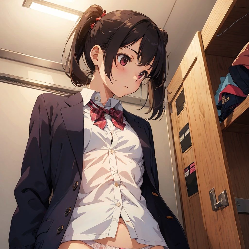 サンプル画像1:着替え中！(うさぎ温泉) [d_303127]