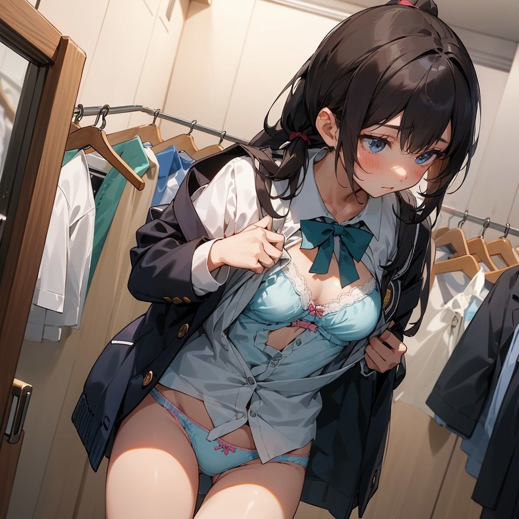 サンプル画像3:着替え中！(うさぎ温泉) [d_303127]