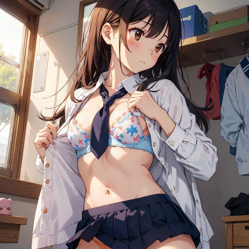 サンプル画像6:着替え中！(うさぎ温泉) [d_303127]