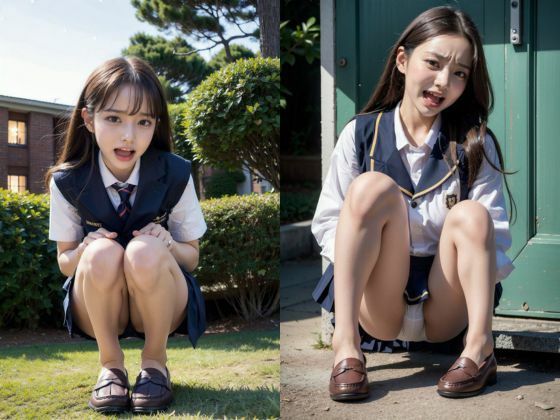 サンプル画像3:野外で女子校生に遠隔ロータープレイ(AIベル) [d_303143]