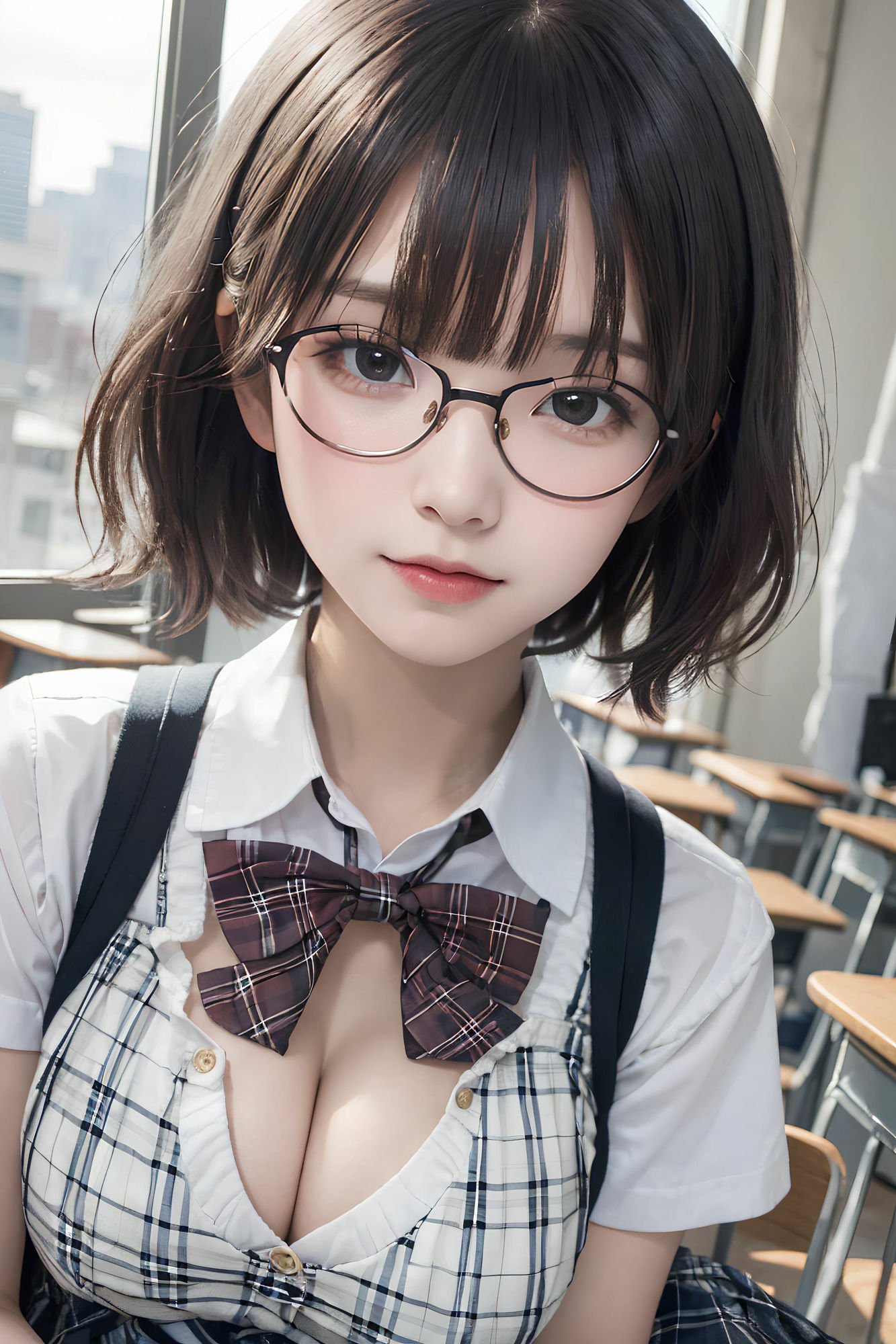 サンプル画像1:眼鏡せんぱいに甘えてみた(Neue-Studio) [d_303382]