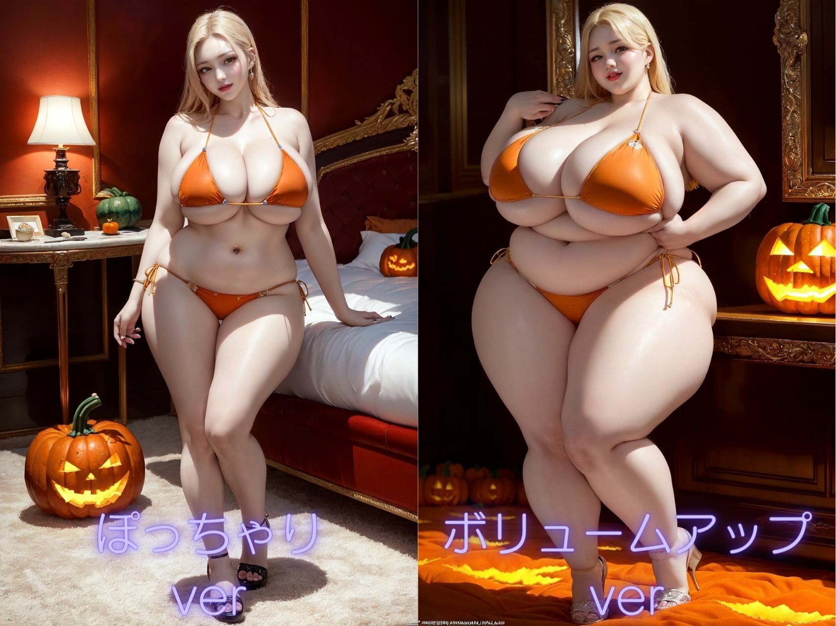 サンプル画像1:CURVY HALLOWEEN(肉感至上主義) [d_303399]