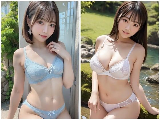 サンプル画像4:AI写真集グラビア22美人の下着姿300P魅力の再定義:美とテクノロジーの新たなる次元(AIグラビアプロデューサー) [d_303484]