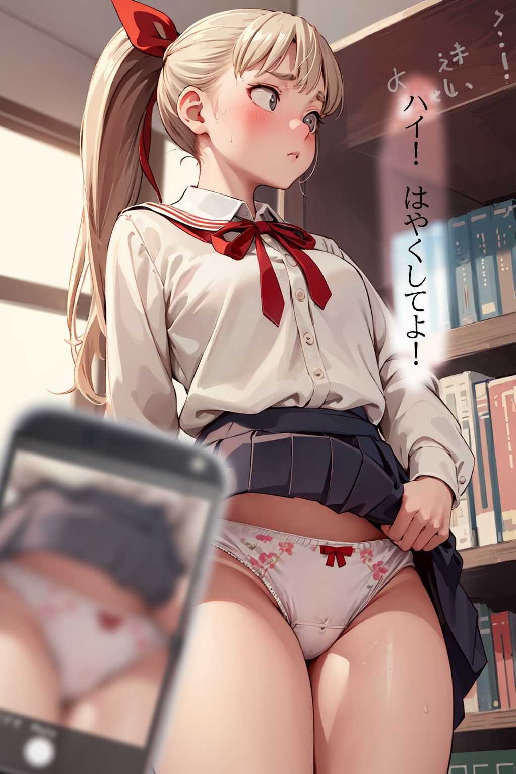 サンプル画像3:HなJ〇Photo、ぱしゃり！(えーあいきゅーたー) [d_303507]