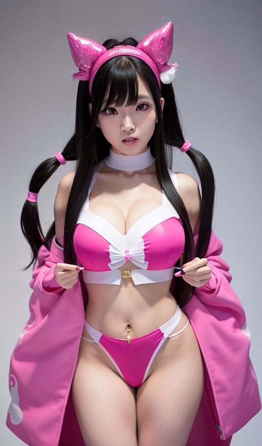 サンプル画像2:ハロウィンのコスプレ美女(サンティナ出版) [d_303568]