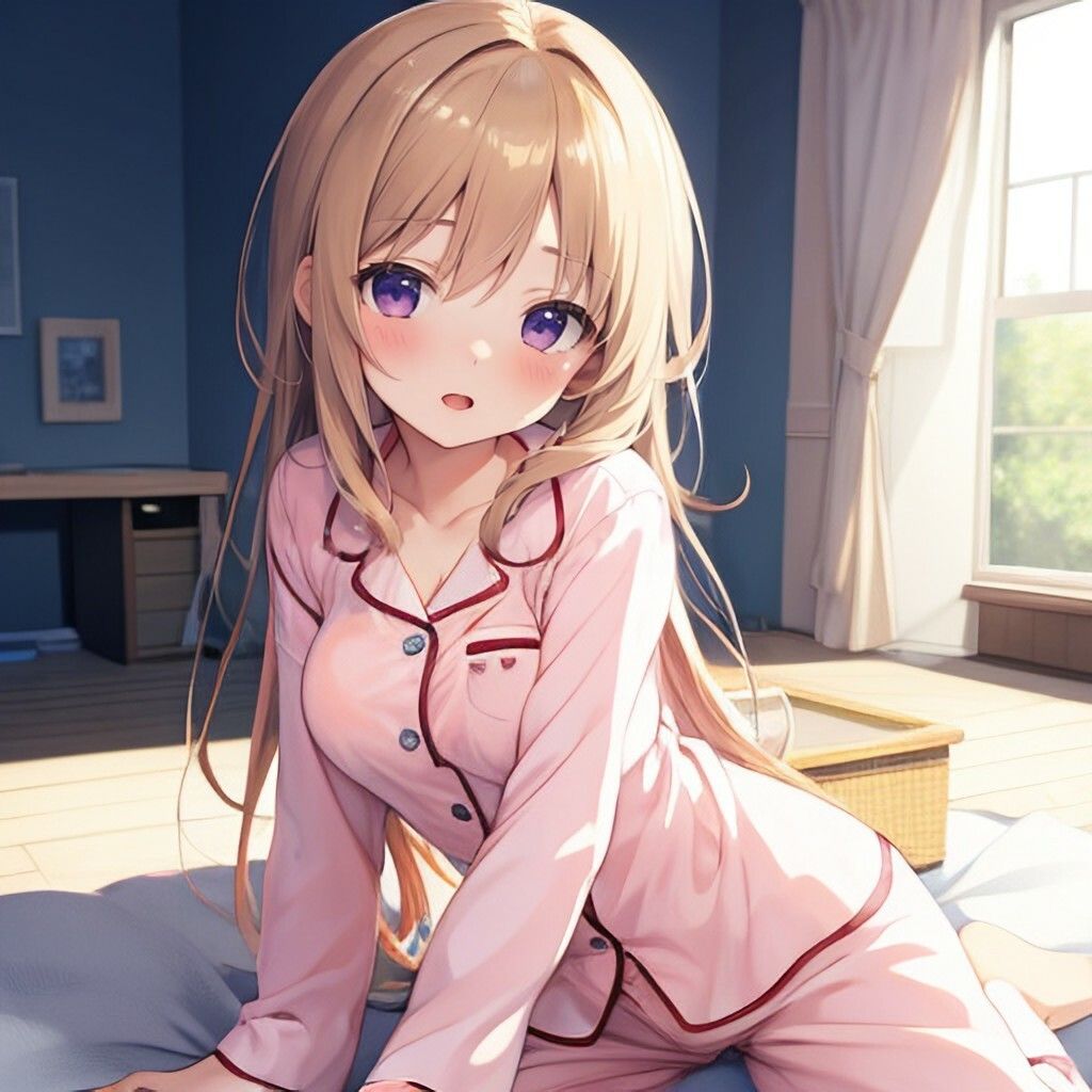 サンプル画像2:パジャマ風美少女さん(ほげふが) [d_303607]