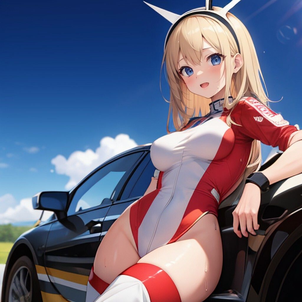 サンプル画像4:レースクイーン風美少女さん(ほげふが) [d_303611]