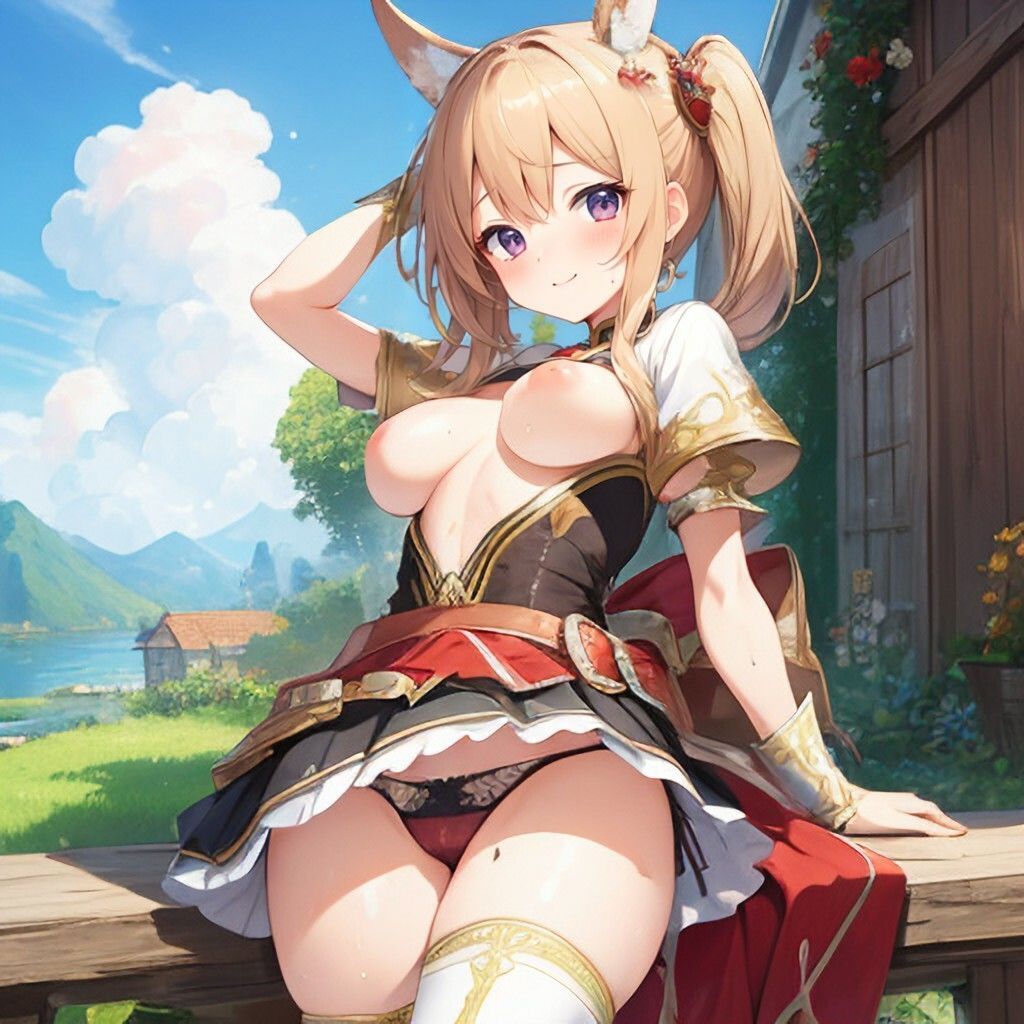 サンプル画像2:ちょっとえっちなファンタジー風美少女さん(ほげふが) [d_303620]