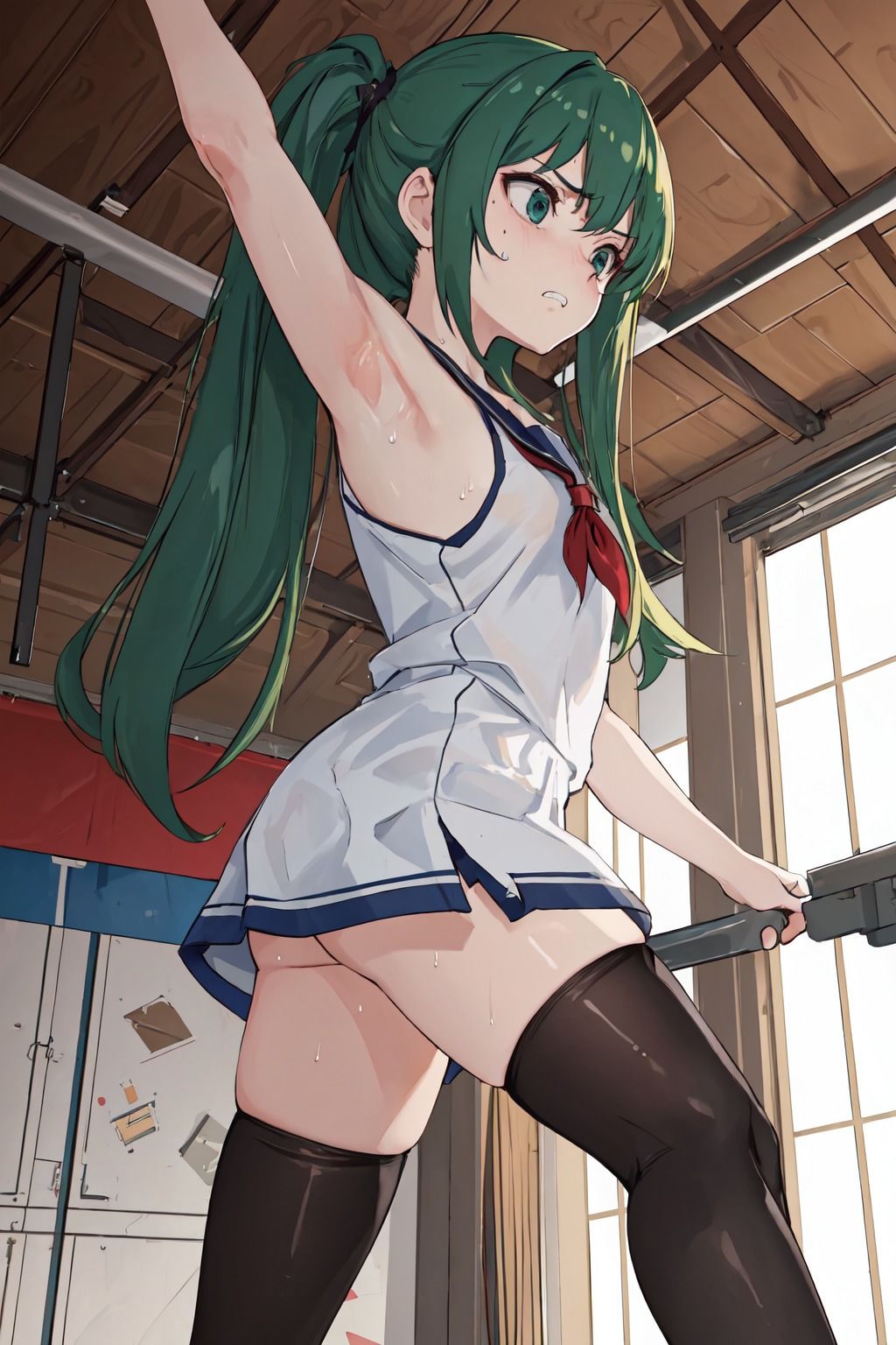 サンプル画像2:【AI作品】armpit collection vol.2(妄威) [d_303660]