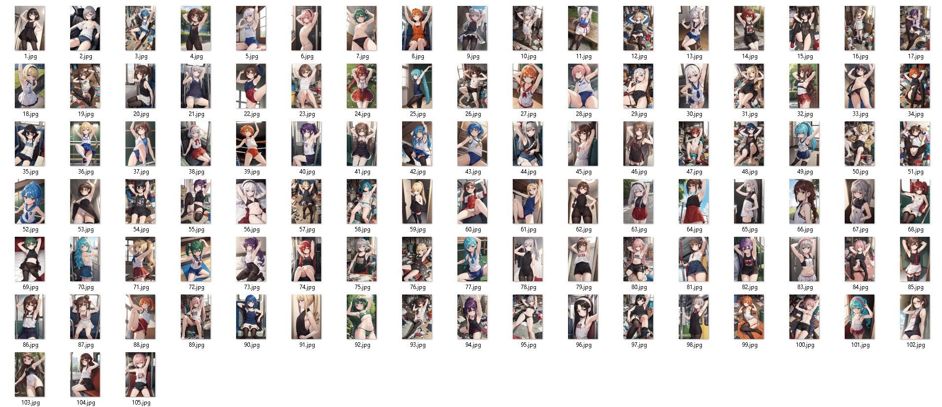 【AI作品】armpit collection vol.3