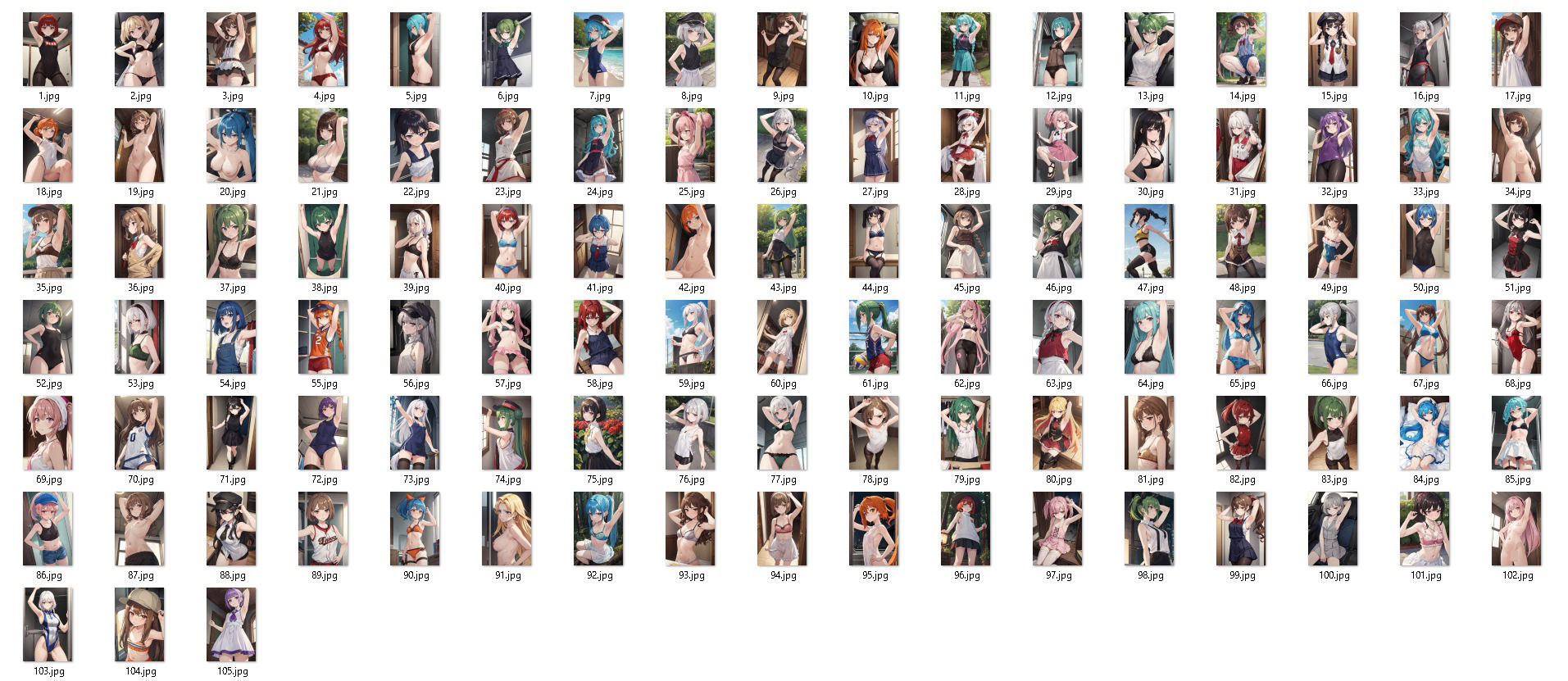 サンプル画像6:【AI作品】armpit collection vol.5(妄威) [d_303677]