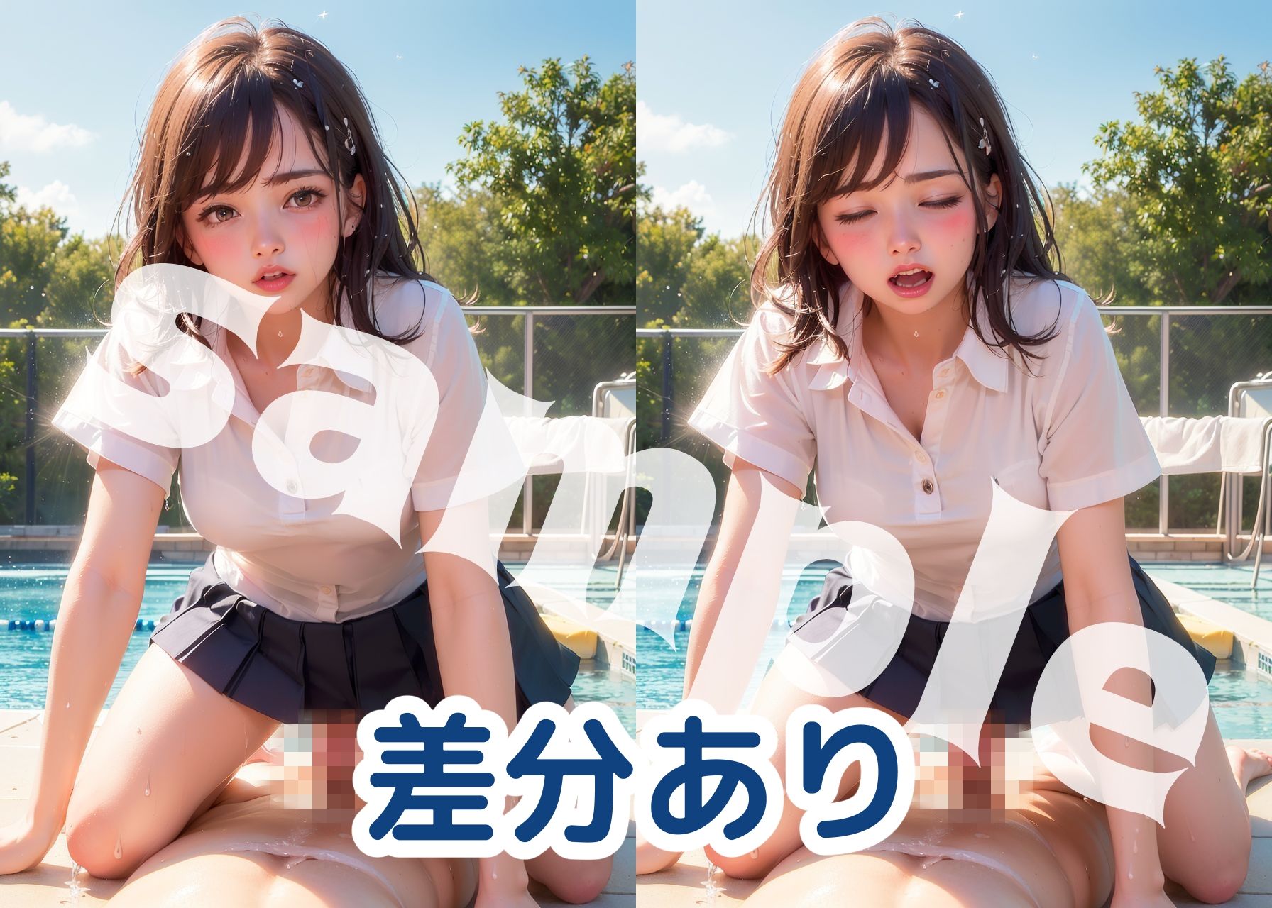 サンプル画像5:制服とプールの魅力（SEX有り）(こづるソフトウェア) [d_303718]