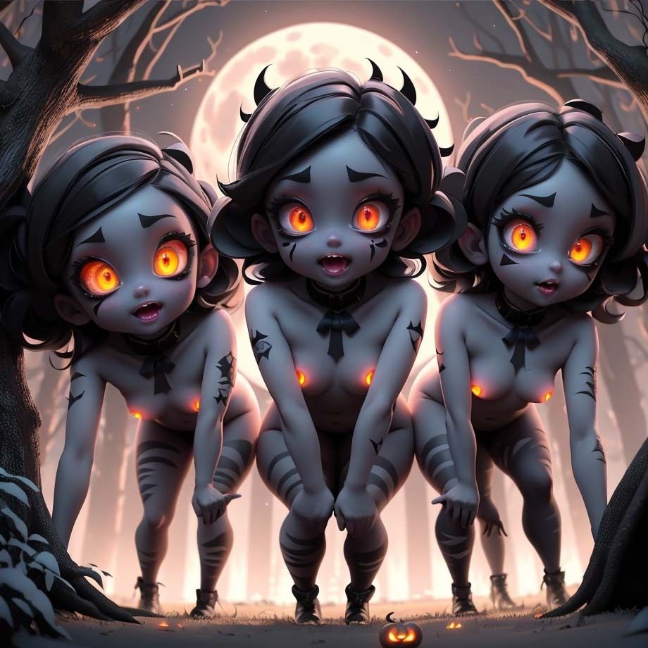 仮装ゾンビ少女